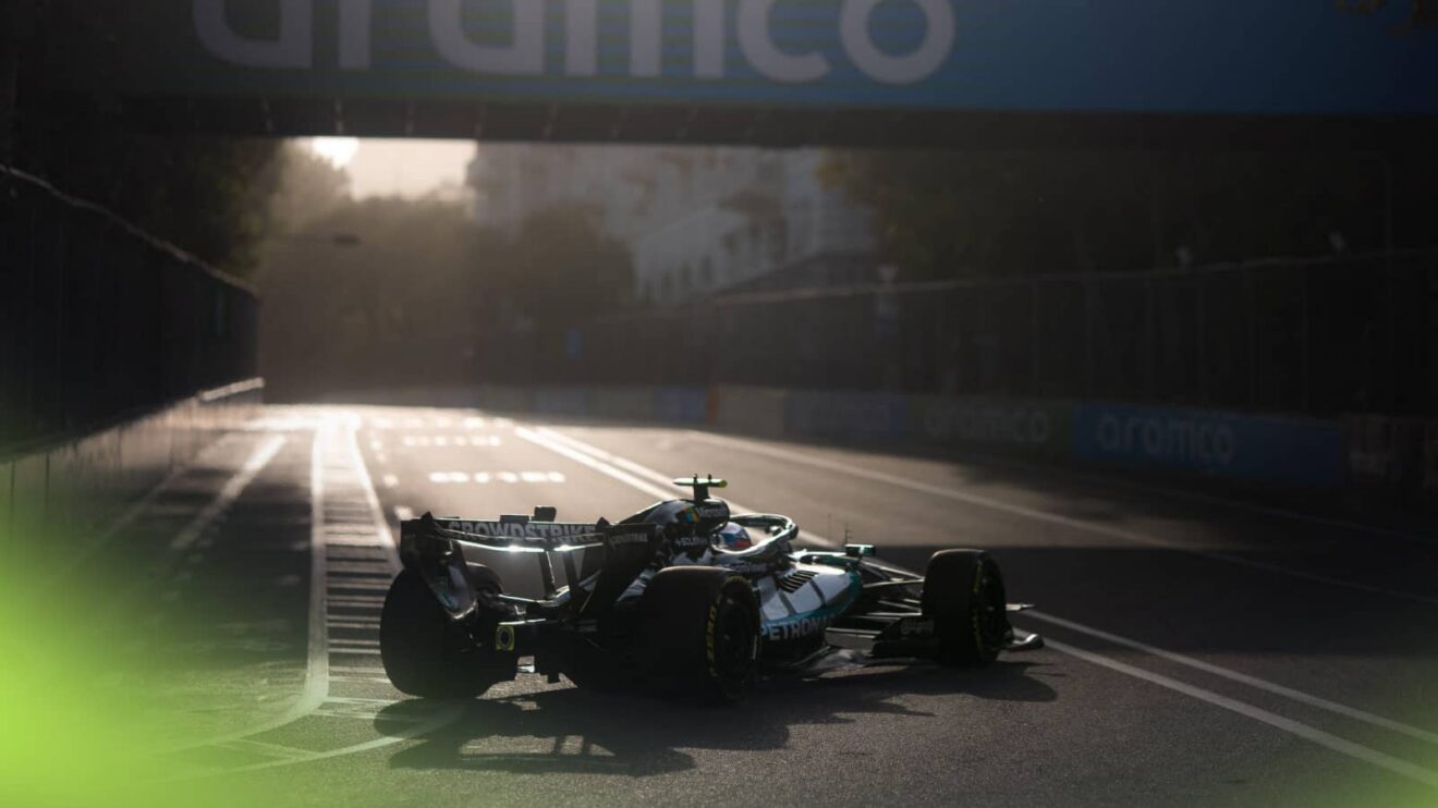 조지 러셀, 2026 아제르바이잔 GP Q1 1위 기록하며 기선 제압