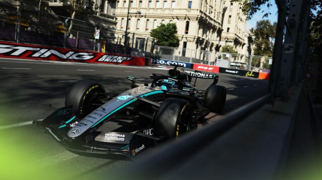 Russell wins in Azerbaijan
