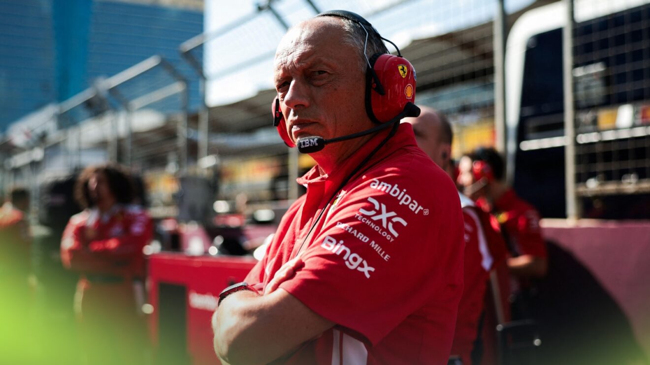 Vasseur watches on in Azerbaijan