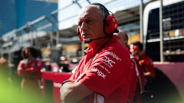 Vasseur watches on in Azerbaijan