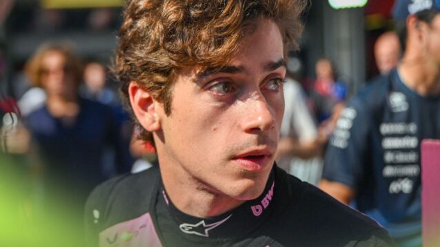 Alpine driver Franco Colapinto pictured at the 2026 Azerbaijan Grand Prix