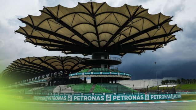 A view of the grandstands at Sepang circuit, Malaysia in 2025