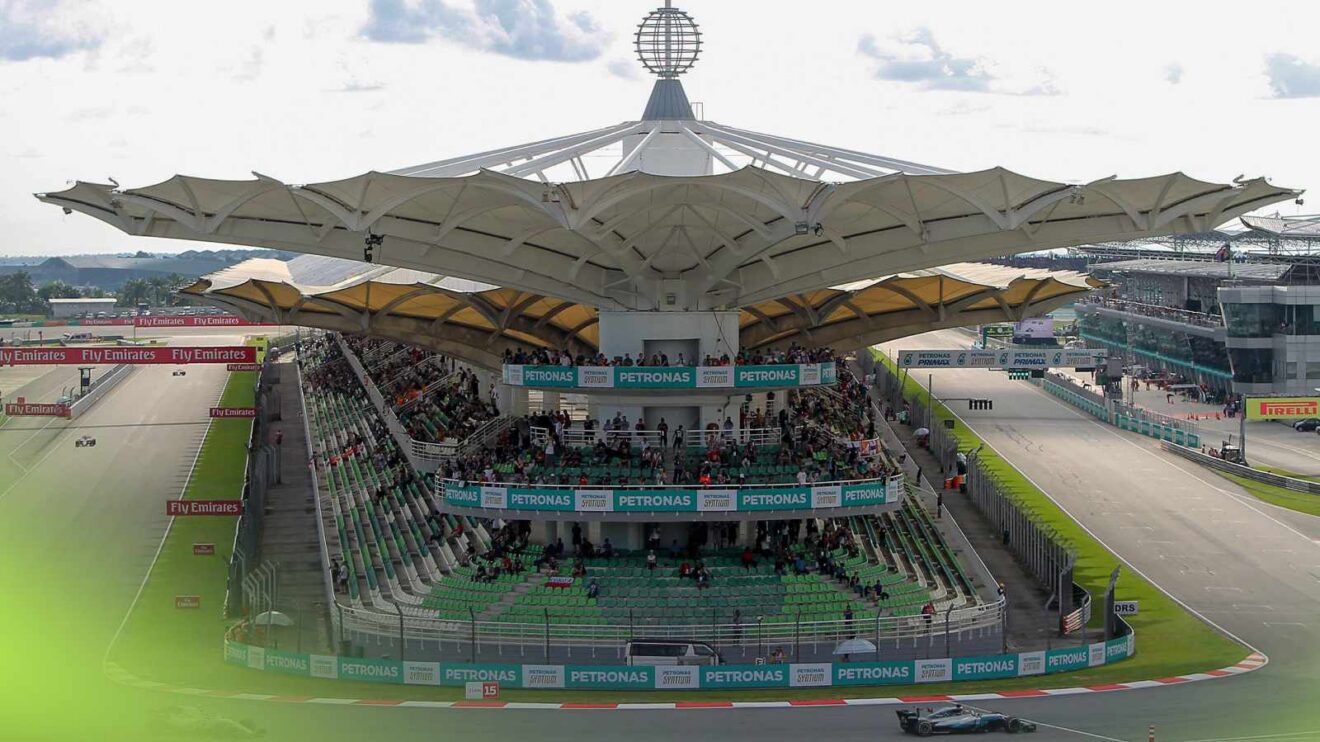 The Bahrain Grand Prix in Malaysia takes place at Sepang.