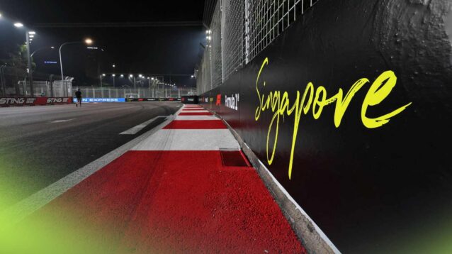 A view of the Marina Bay Circuit, home of the Singapore Grand Prix.
