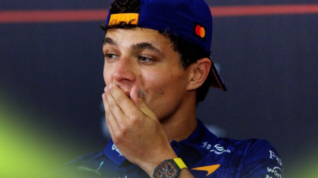 McLaren driver Lando Norris pictured at the 2026 Singapore Grand Prix