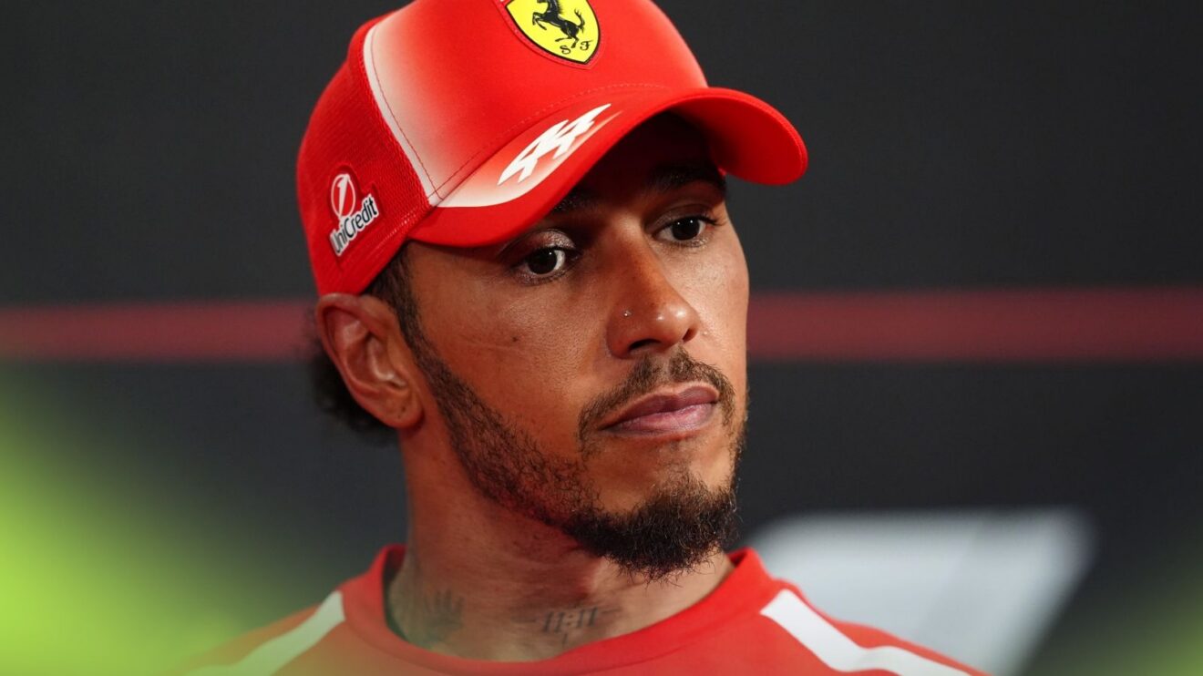 Ferrari driver Lewis Hamilton pictured at the 2026 Singapore Grand Prix