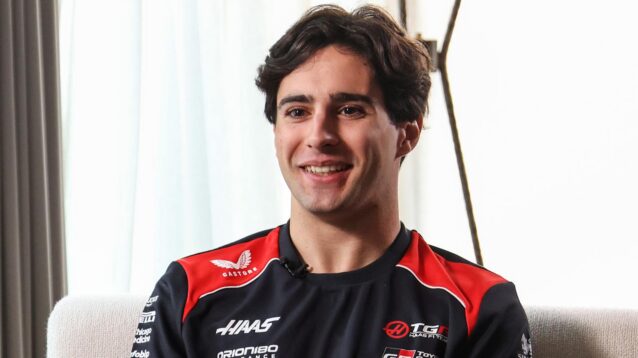 Haas driver Rafael Camara after his F1 2027 announcement.