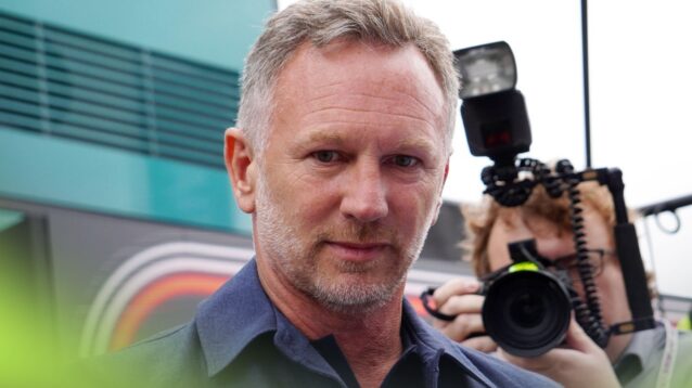 Former Red Bull F1 team boss Christian Horner pictured at the 2026 British Grand Prix