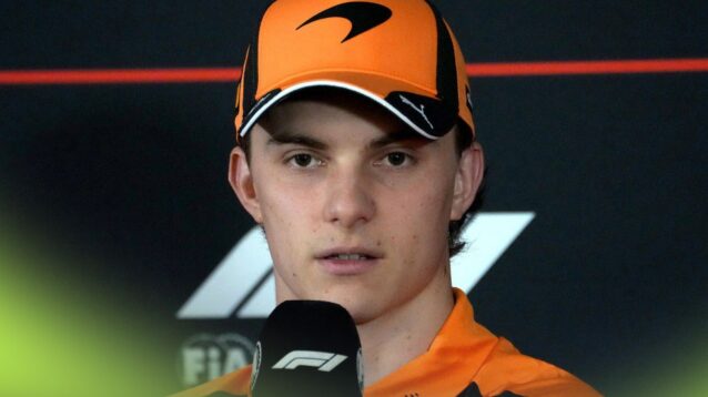 McLaren driver Oscar Piastri speaking ahead of the 2026 United States Grand Prix