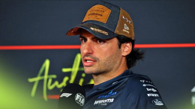 Williams' Carlos Sainz at the 2026 United States Grand Prix.