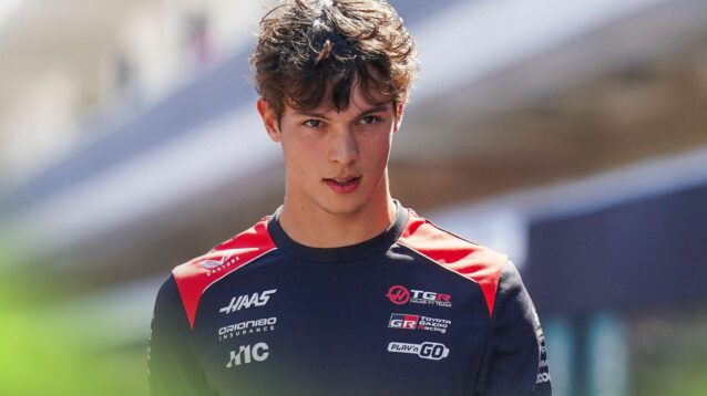 Haas driver Oliver Bearman pictured at the 2026 United States Grand Prix