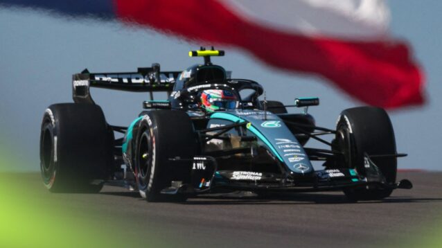 Mercedes driver Kimi Antonelli at the F1 2026 United States Grans Prix.