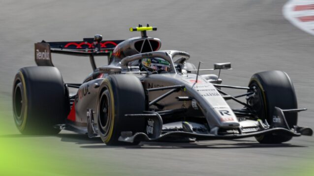 Gabriel Bortoleto in action for Audi at the 2026 United States Grand Prix