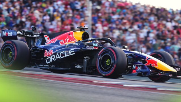Max Verstappen in action for Red Bull at the 2026 United States Grand Prix