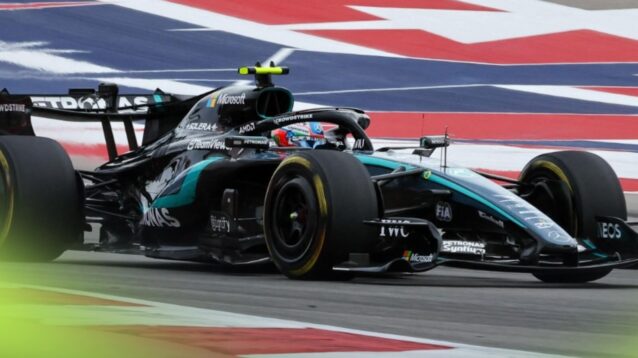 Andrea Kimi Antonelli from Italy, driving the (12) Mercedes-AMG PETRONAS F1 Team W17 Mercedes during the Formula 1 United States Grand Prix