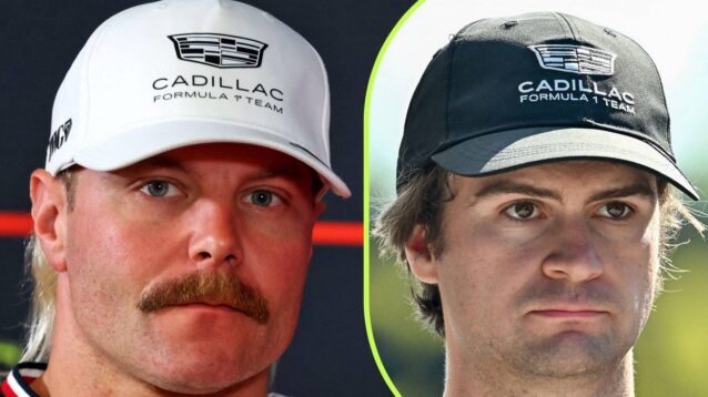 Cadillac's Valtteri Bottas seat is under pressure from American racer Colton Herta.