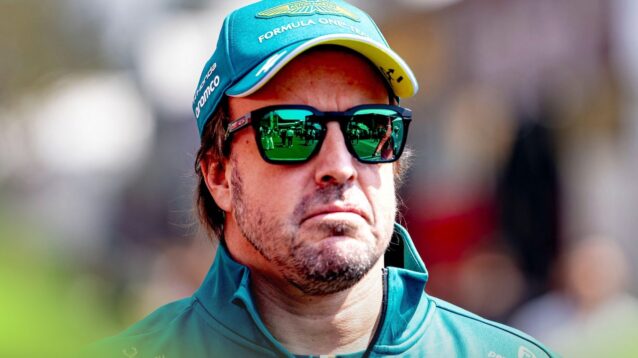 Aston Martin driver Fernando Alonso pictured at the 2026 Mexican Grand Prix