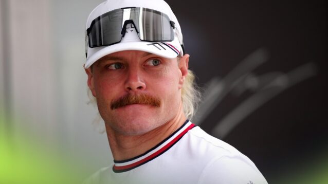 Valtteri Bottas in the F1 paddock.